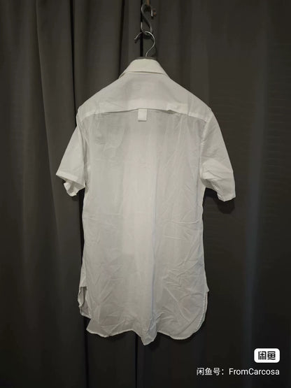 Yohji Yamamoto Zip Short-Sleeve Shirt