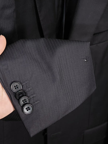 Zegna Wool Silk Blend Suit Jacket