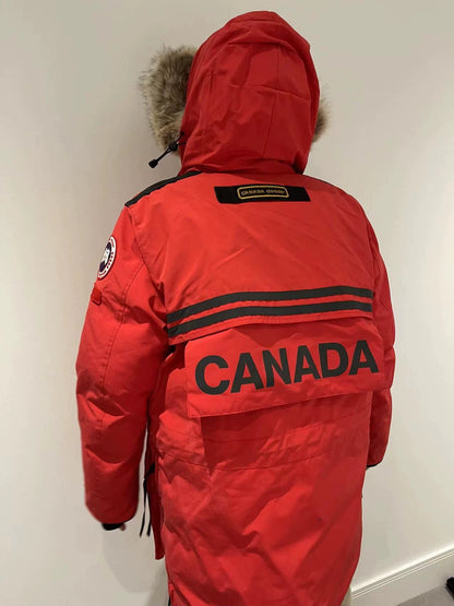 Canada Goose Down Jacket with Fur Hood