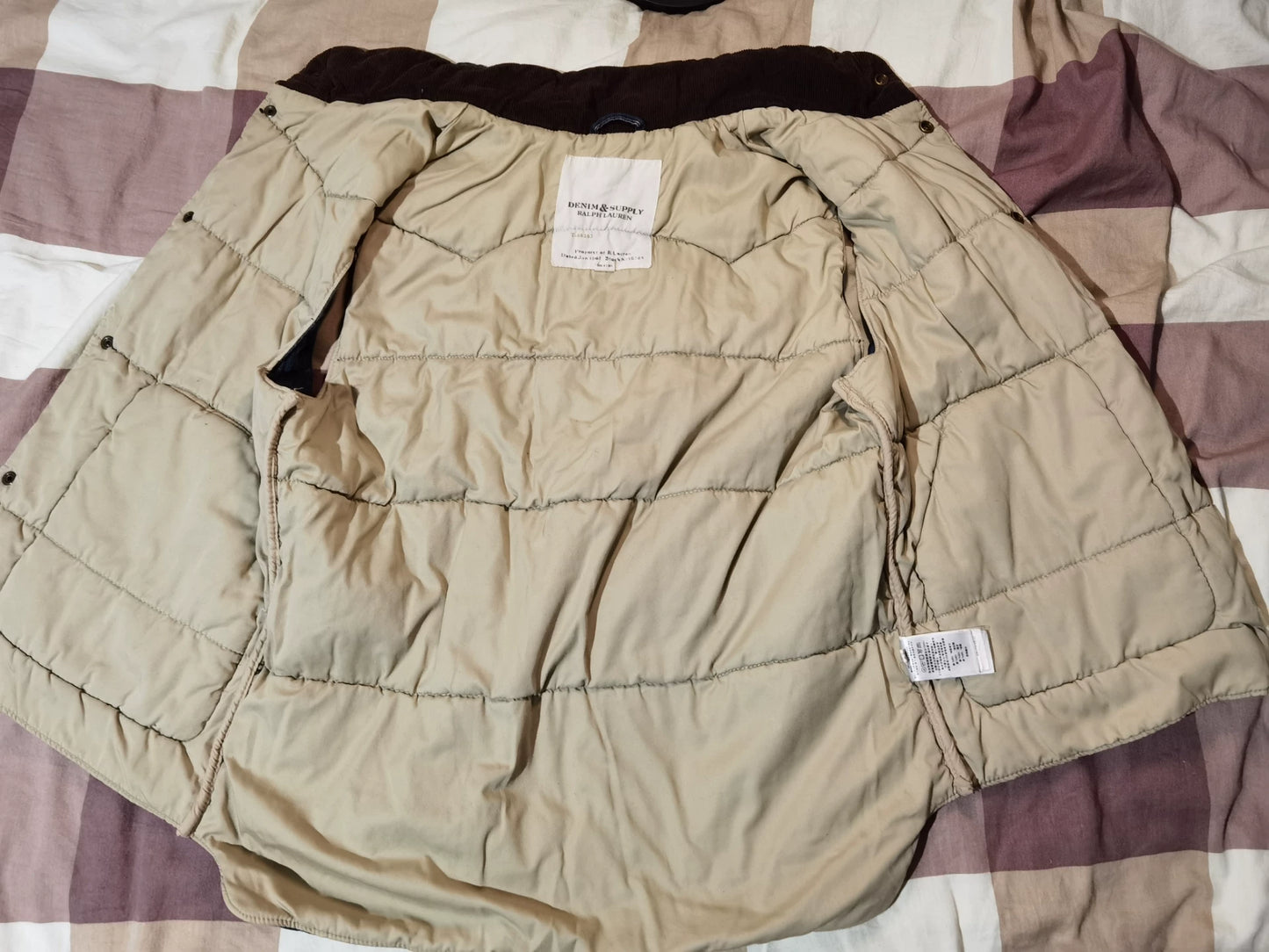 RRL Ralph Lauren Denim Quilted Vest