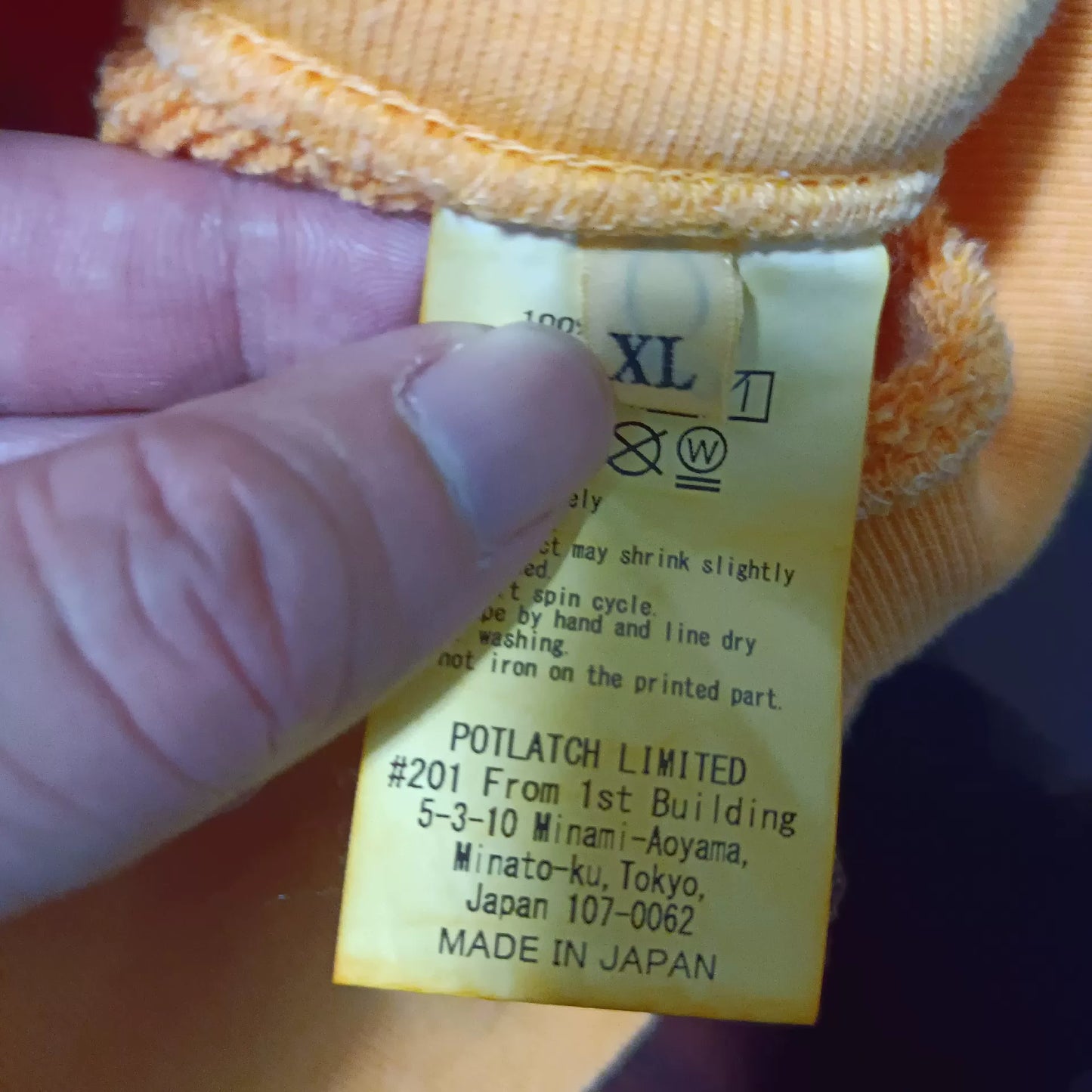 CAVEMPT 19aw Washed Hoodie