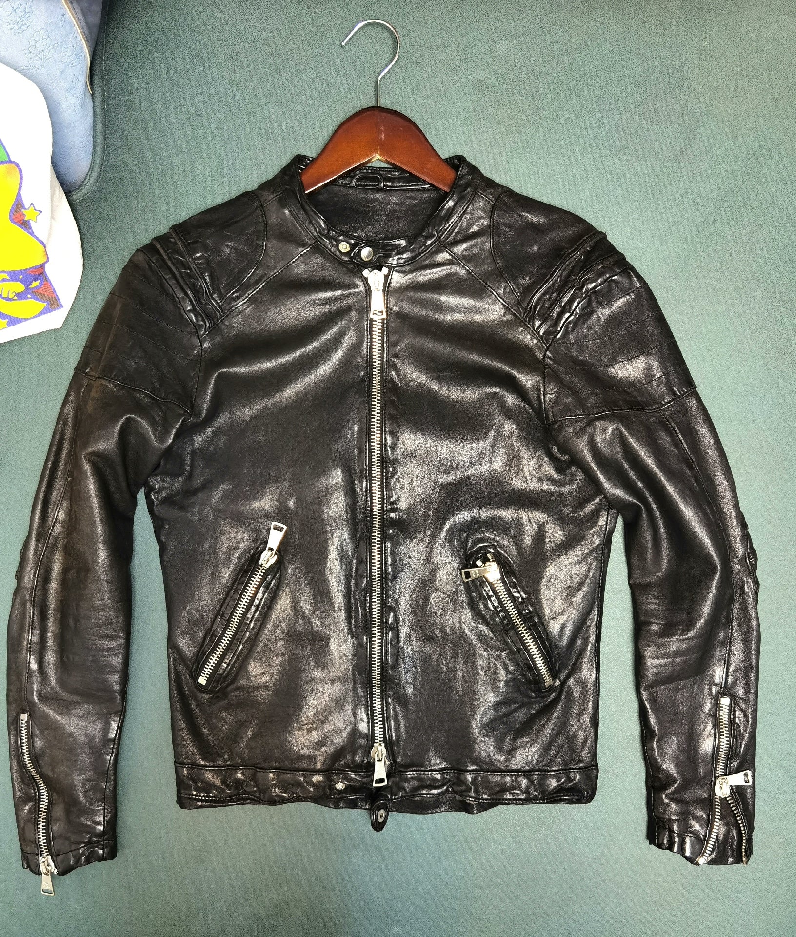 Giorgio Brato Biker Leather Jacket