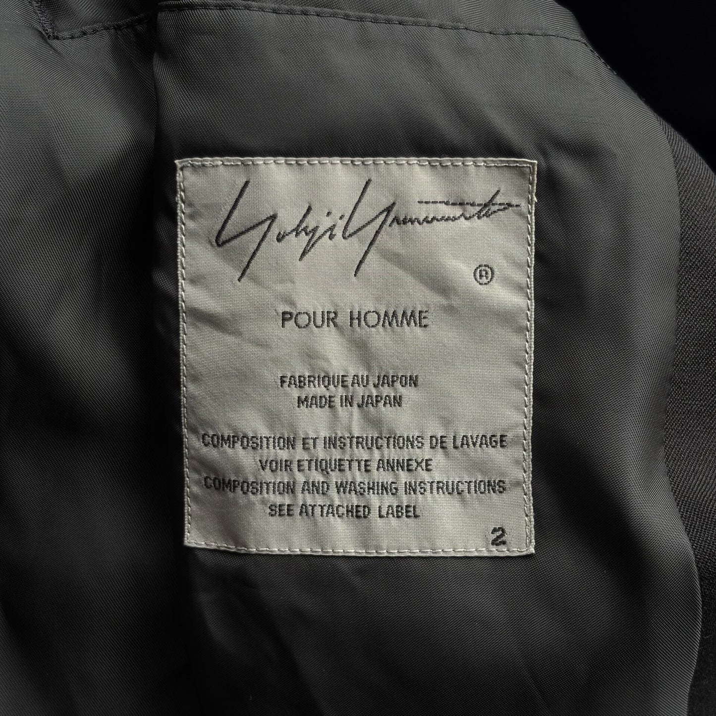 Yohji Yamamoto 2017 AW Worker Coat