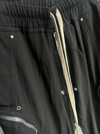 Rick Owens 5-Zipper Pants in Black