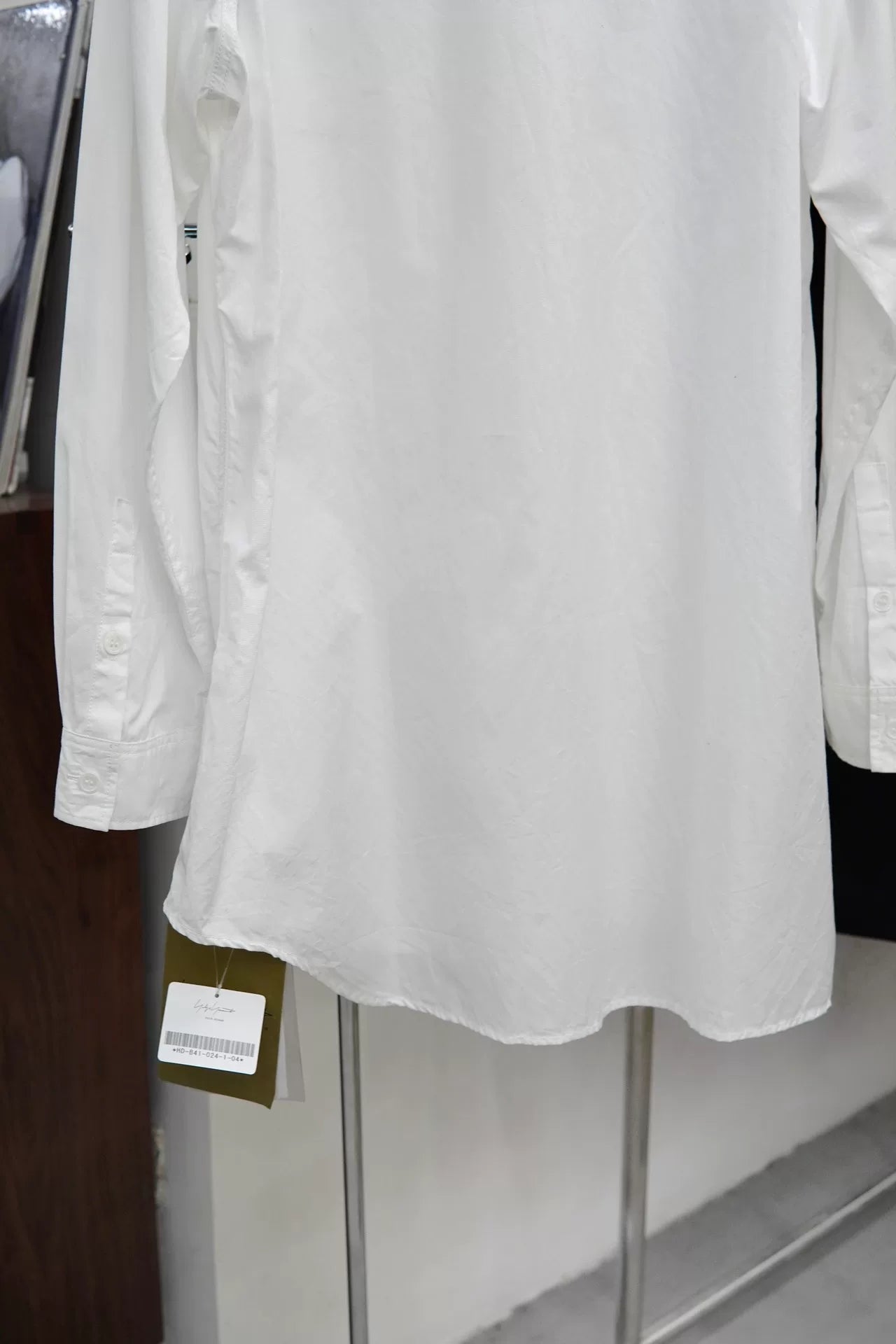 Yohji Yamamoto Pour Homme S/S 2021 Asymmetric Shirt