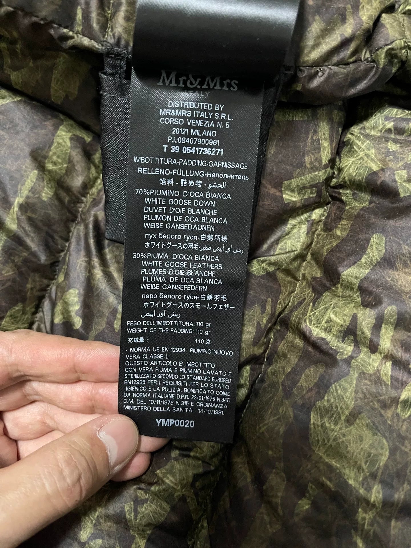 Mr&Mrs Italy Olive Green Parka