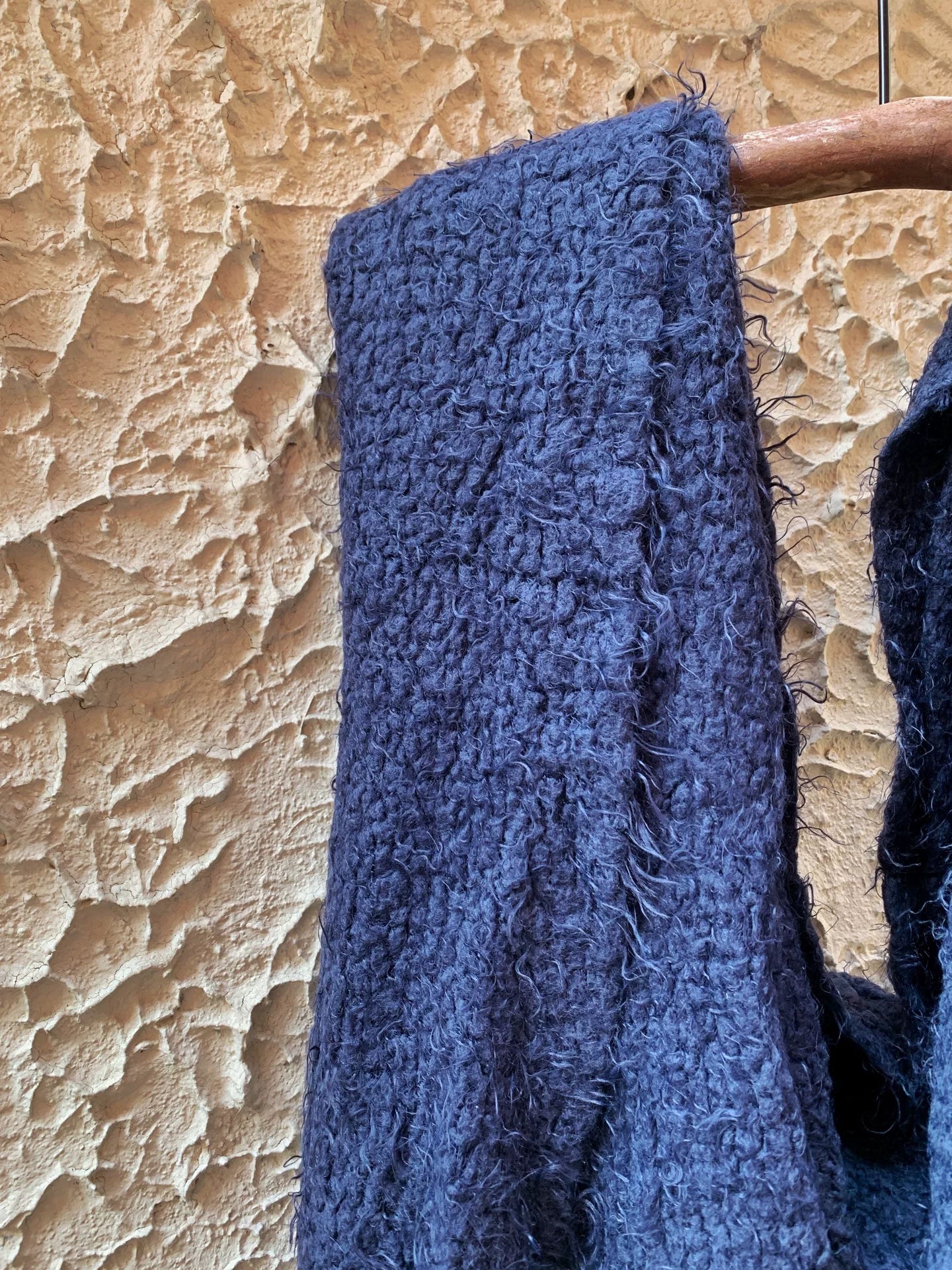 Y's bis Limi 00s Runway Wool Fringed Scarf