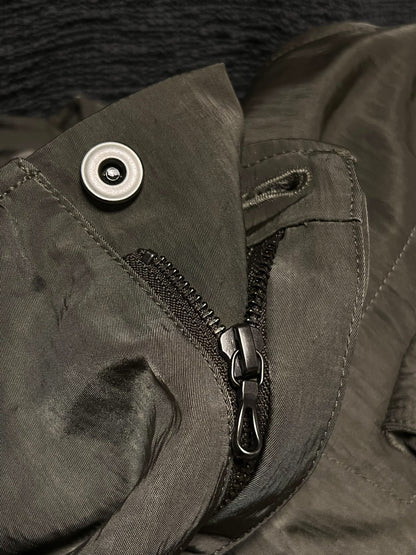 Julius_7 Military Green Shell Pants