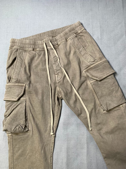 Rick Owens DRKSHDW Washed Distressed Cargo Pants