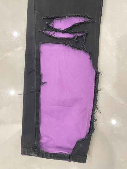 Raf Simons Distressed Denim Pants