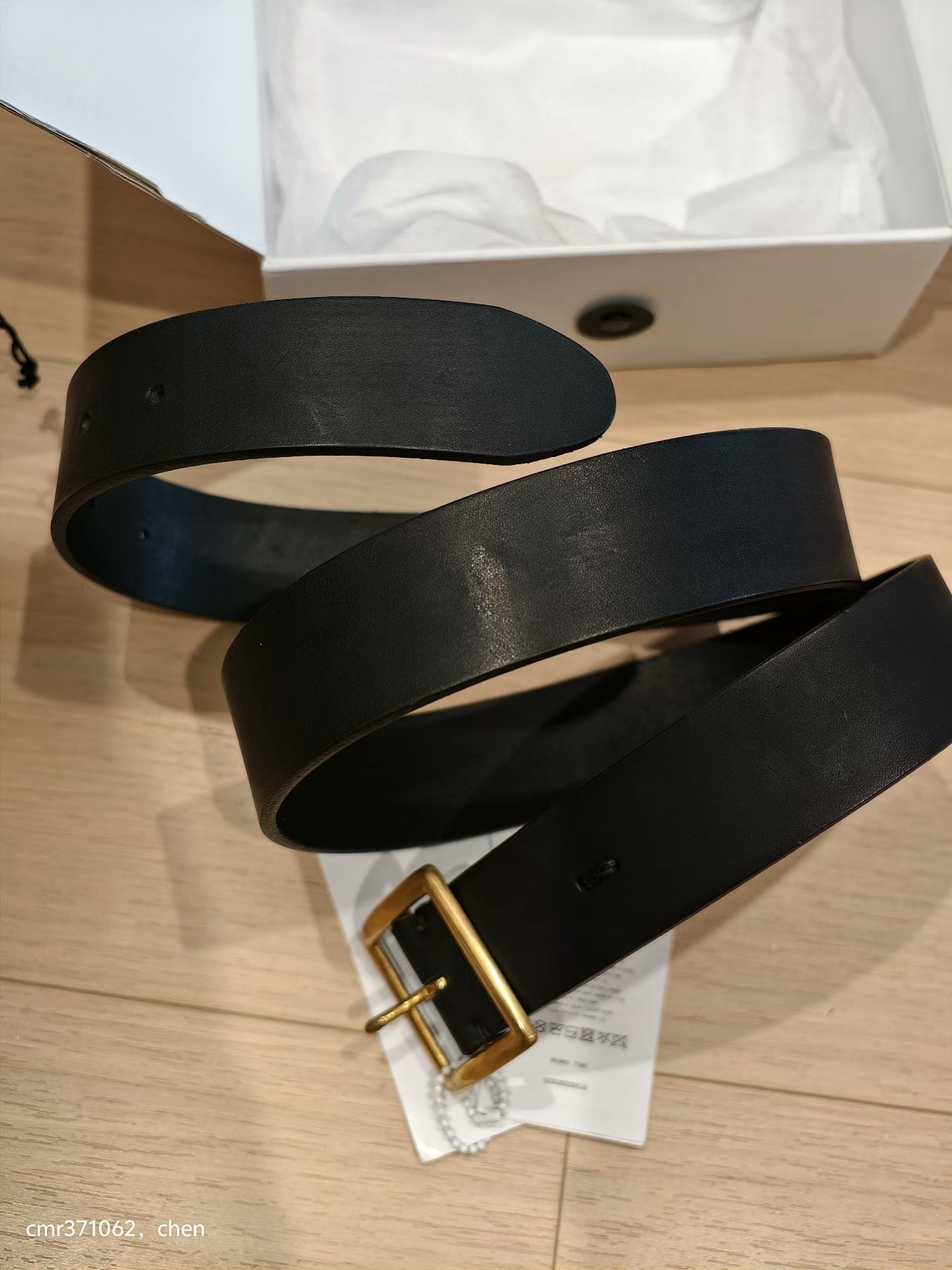 VISVIM 24AW PLAIN BELT 40MM