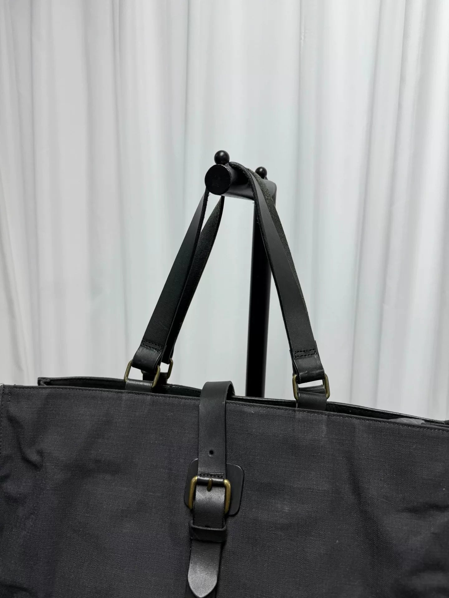 Dries van Noten Cotton-Linen Strap Handbag