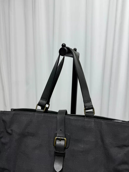 Dries van Noten Cotton-Linen Strap Handbag