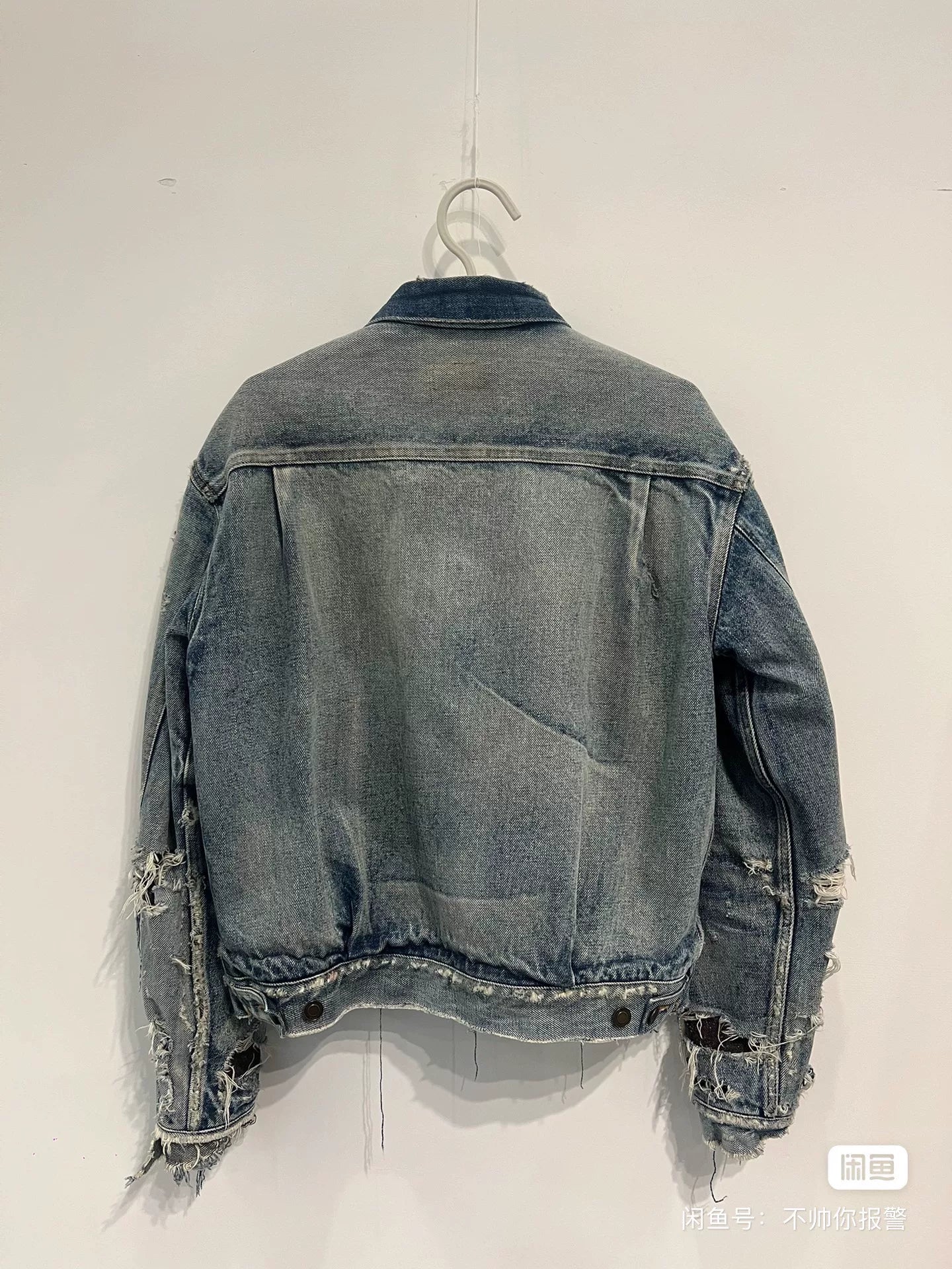 Saint Laurent Distressed Denim Jacket