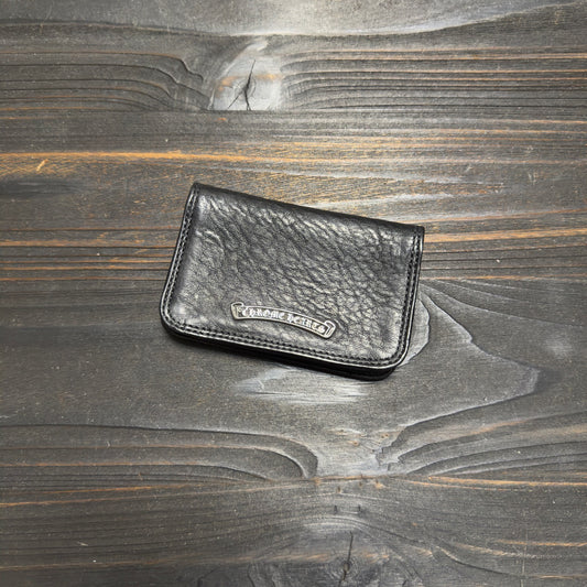Chrome Hearts 925 Silver Scroll Fold Card Holder