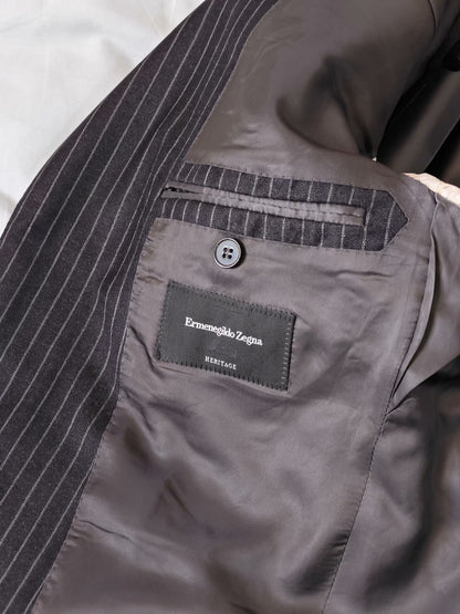 Zegna Italian Wool Linen Blend Suit