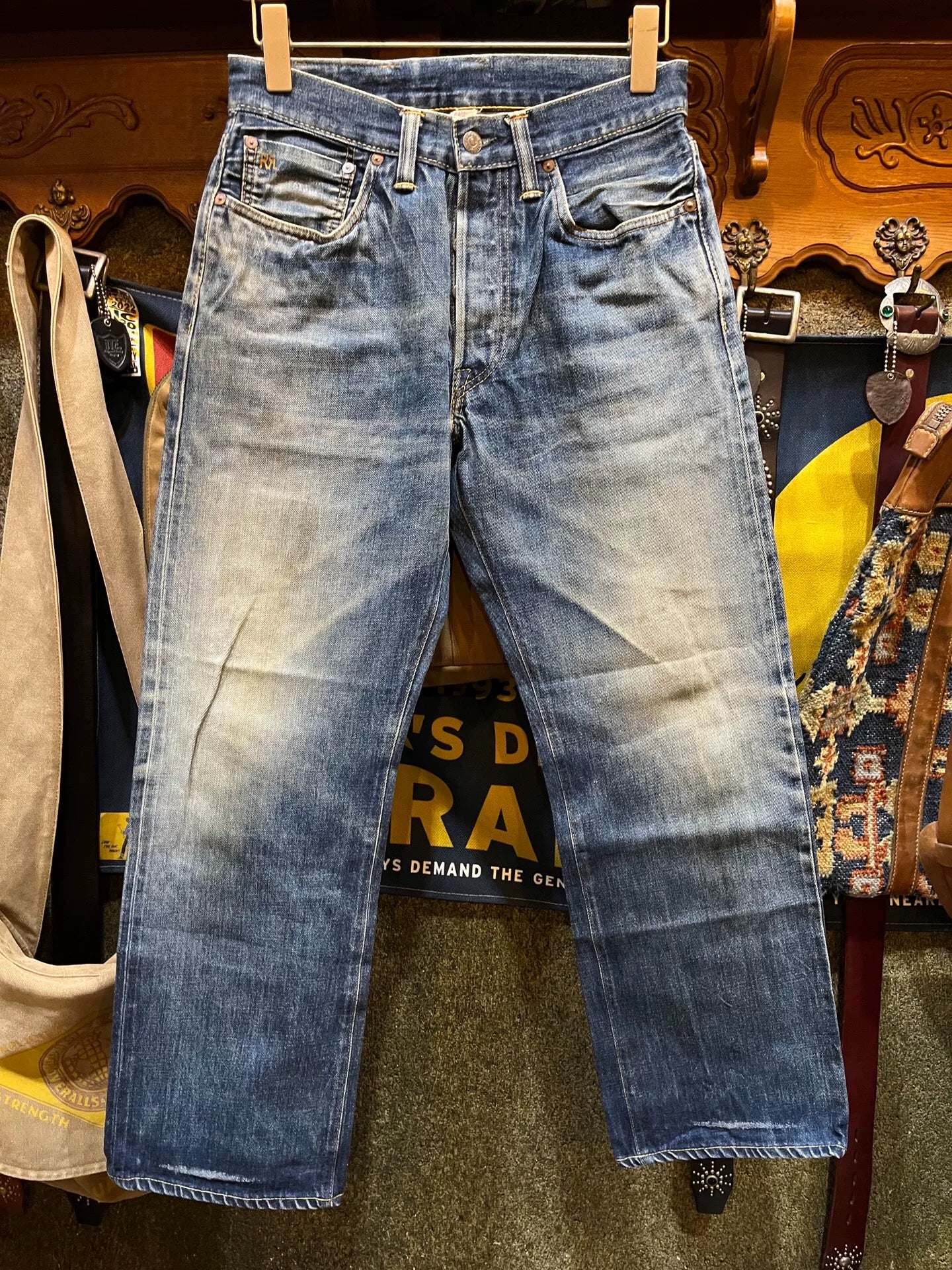 vintage rrl double rl denim jeans