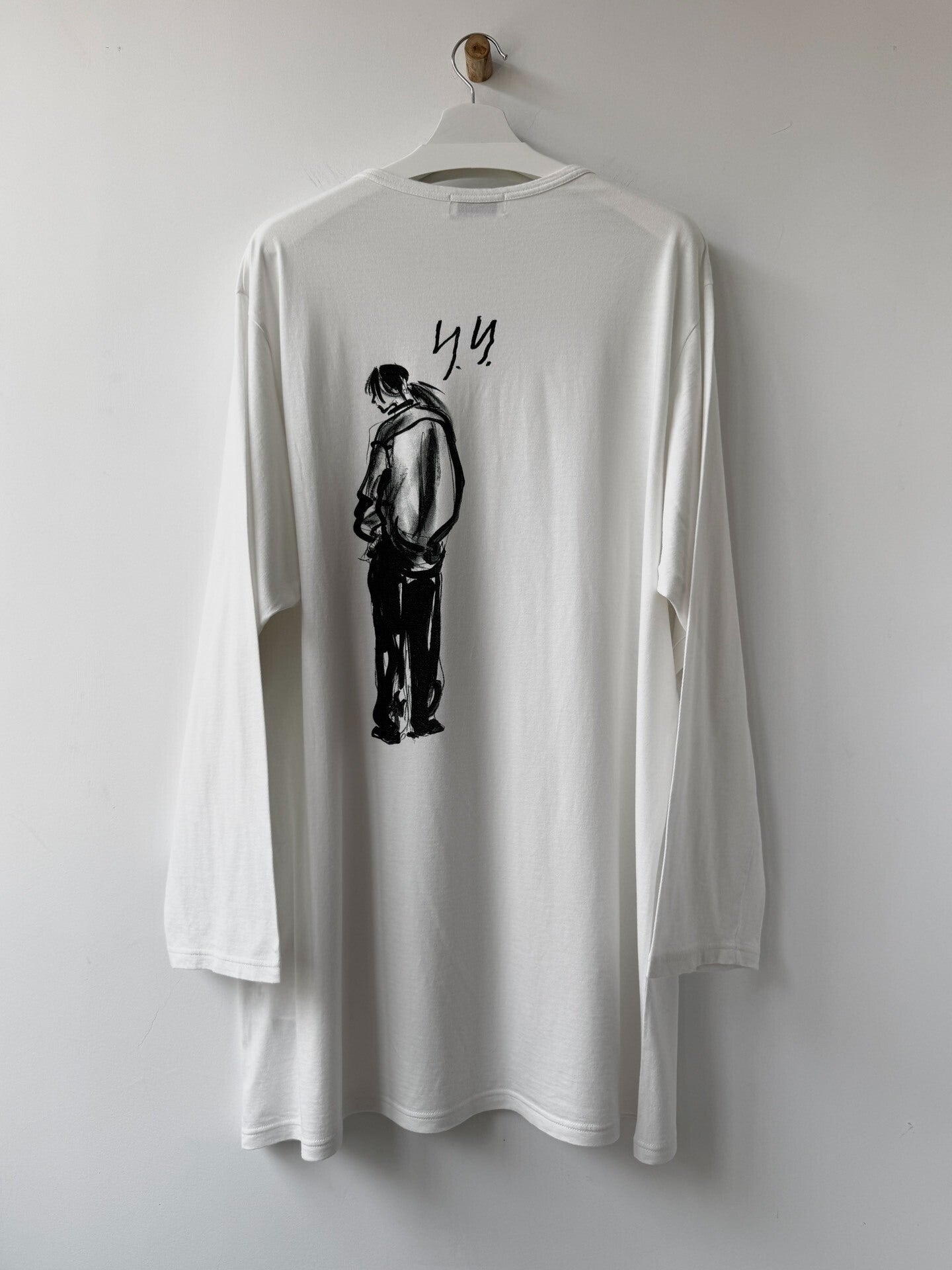 Yohji Yamamoto 25SS Hand-Drawn Portrait Sweatshirt