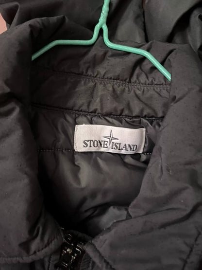 Stone Island Black Cotton Pilot Jacket