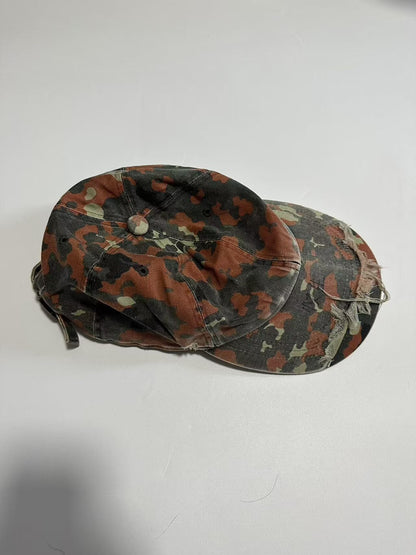 camouflage double layer cap