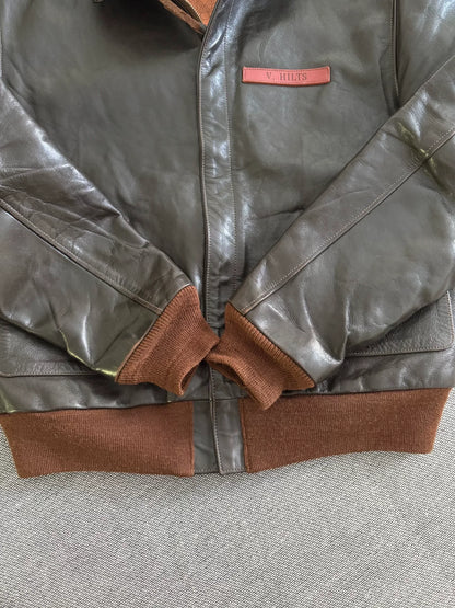 Toys McCoy A2 Flight Jacket in Brown Leather