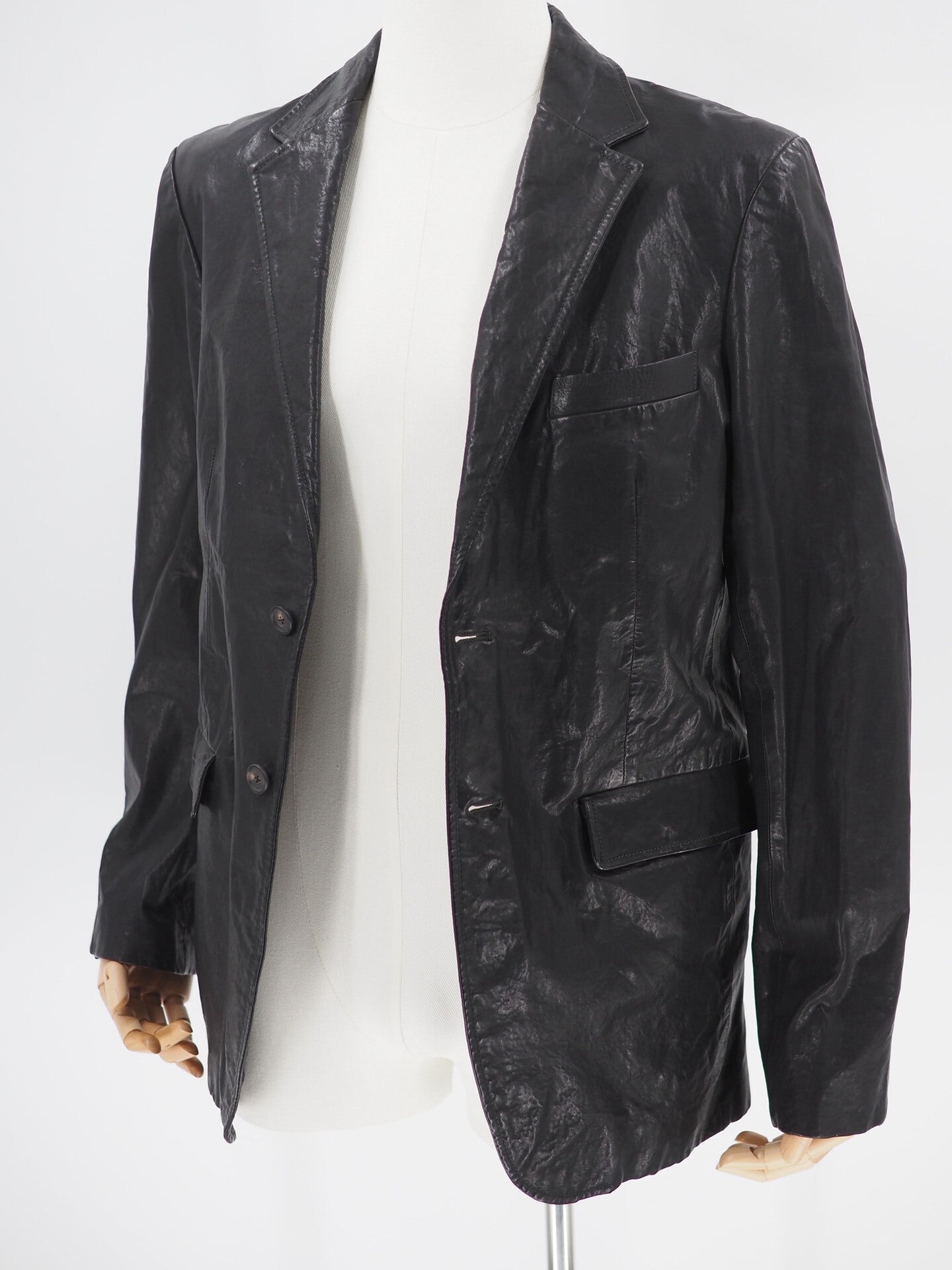 vintage jil sander black blazer for men