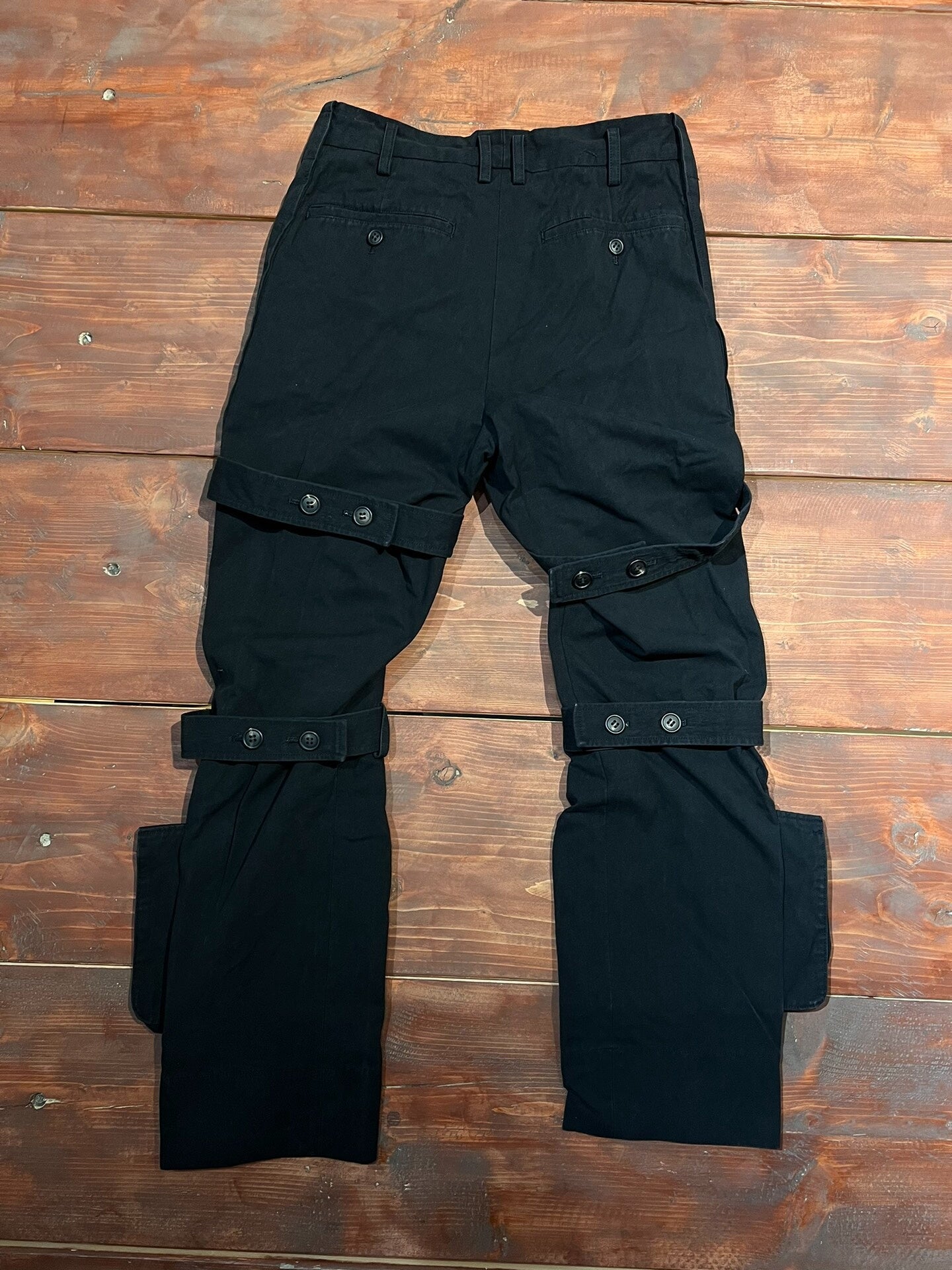 Soshi Otsuki Black Pocket Cargo Pants