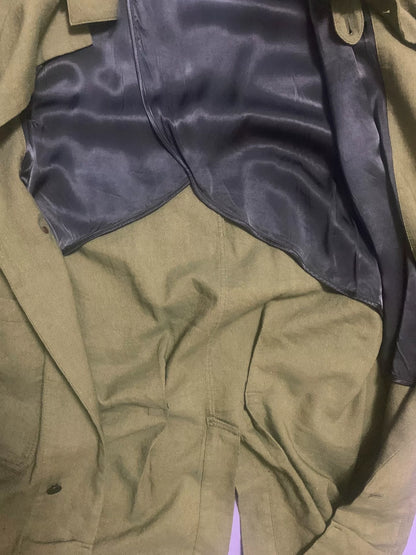 visvim 18aw ayres coat in olive