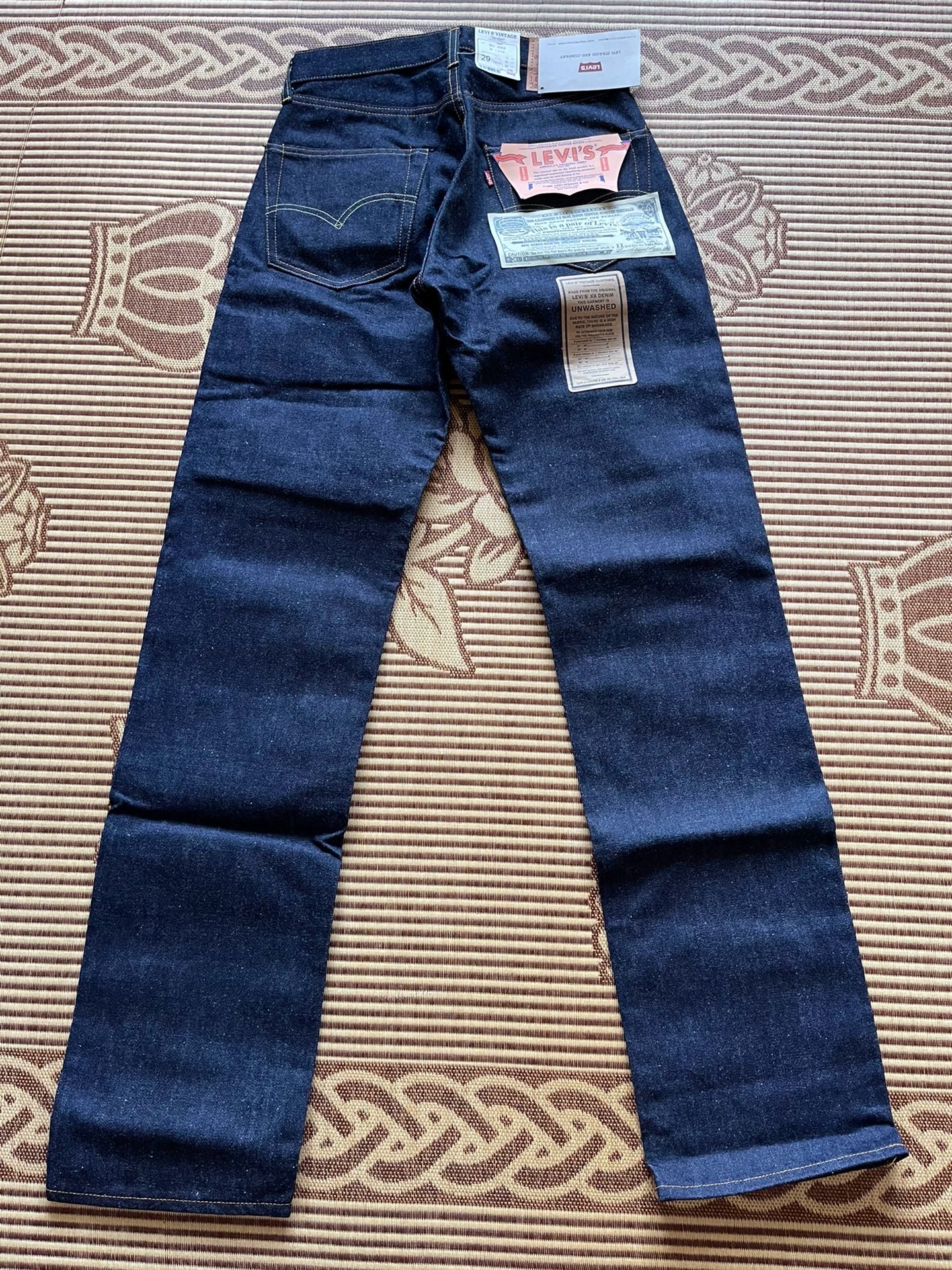 Levi's LVC 501 1955 Raw Denim Jeans