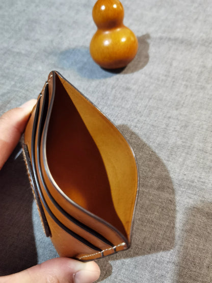 Ralph Lauren Waxed Leather Card Wallet