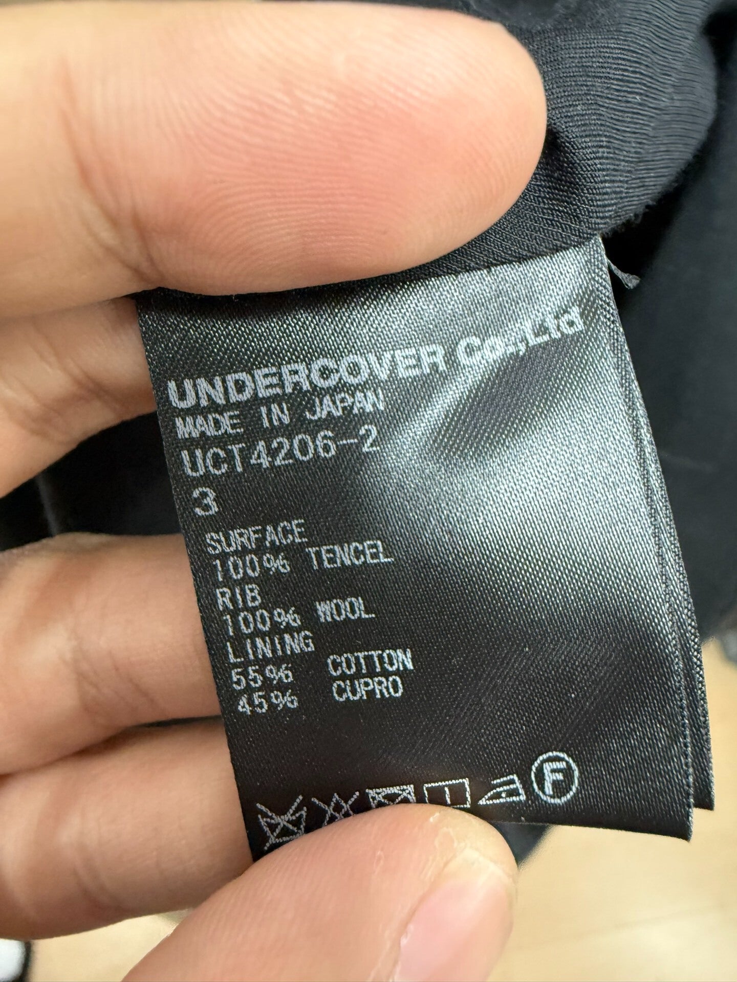 UNDERCOVER Fleece Tencel Pocket Jacket