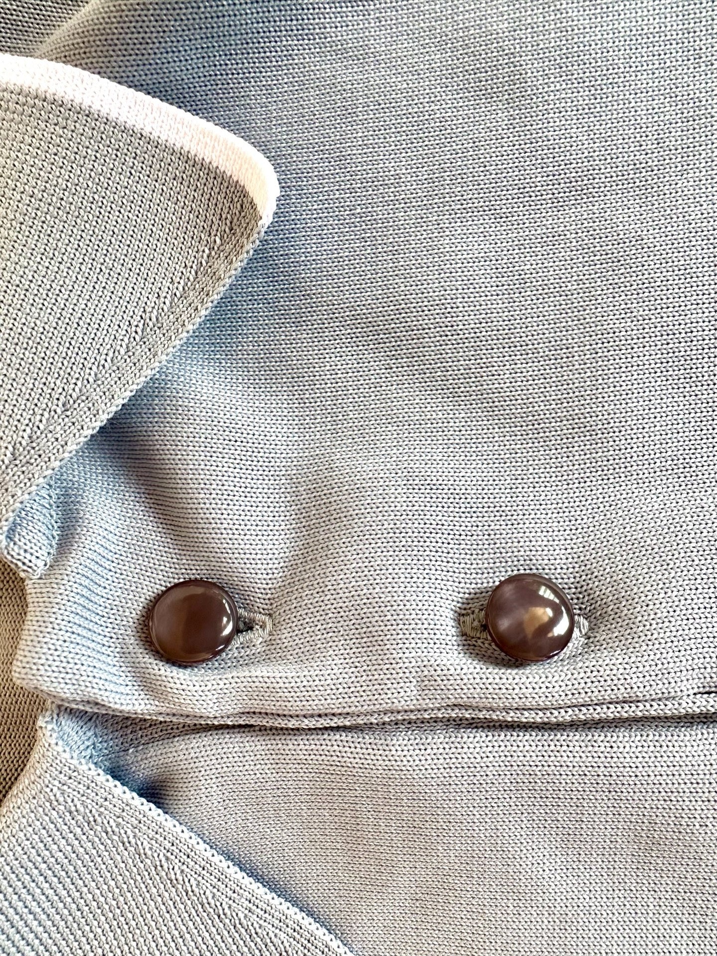 Needles Short-Sleeve Polo Sweater