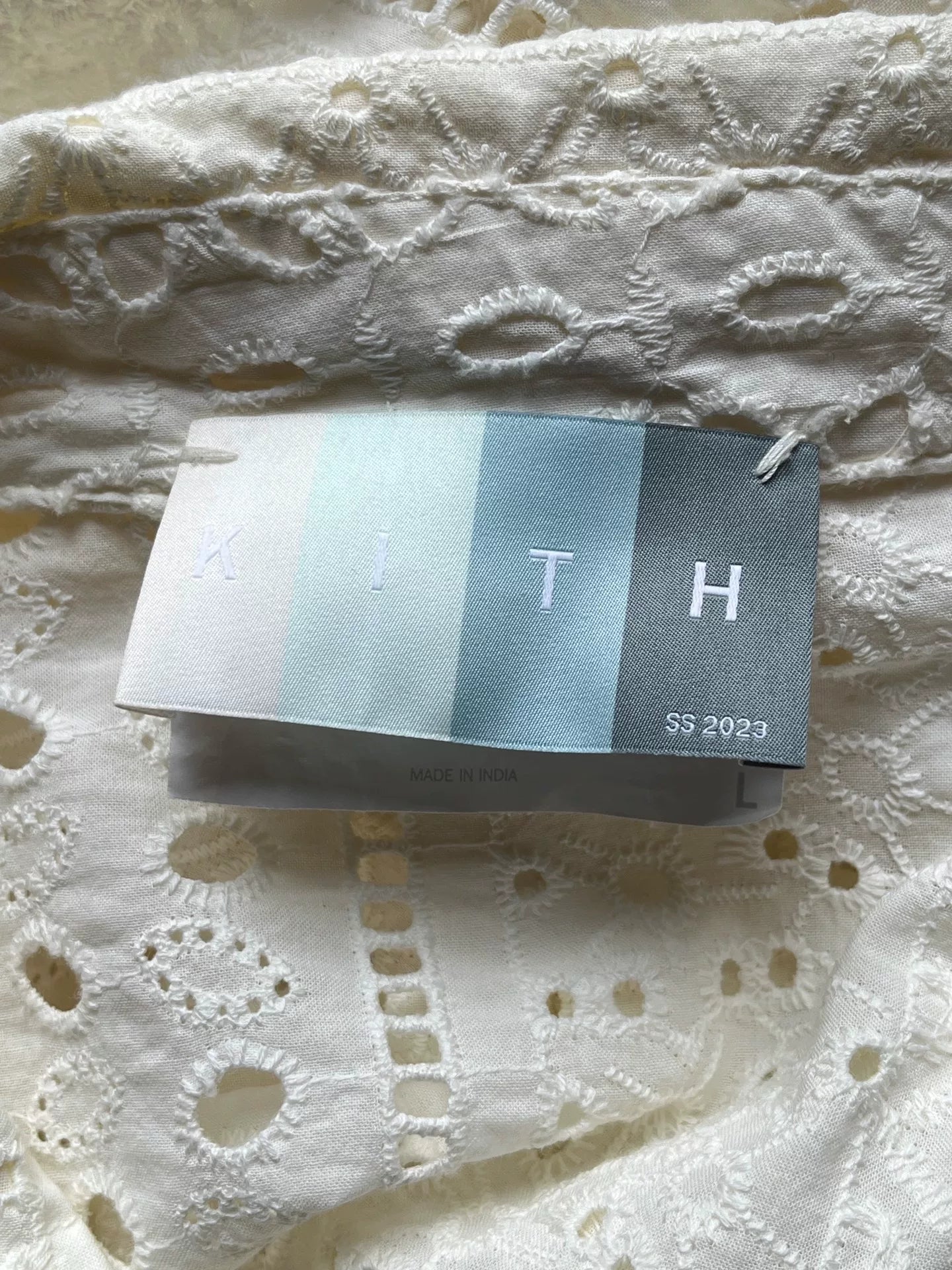 Kith Cotton Eyelet Collared Overshirt