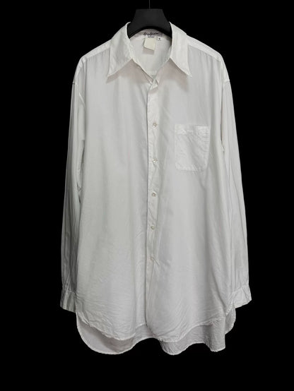 yohji yamamoto white cotton shirt