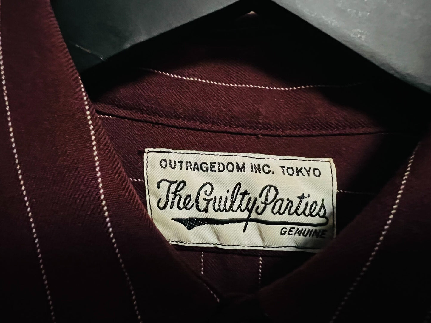 wacko maria western shirt with stripes