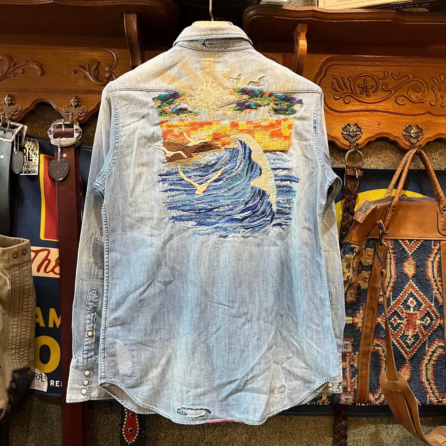 Double RL Ralph Lauren Embroidered Shirt