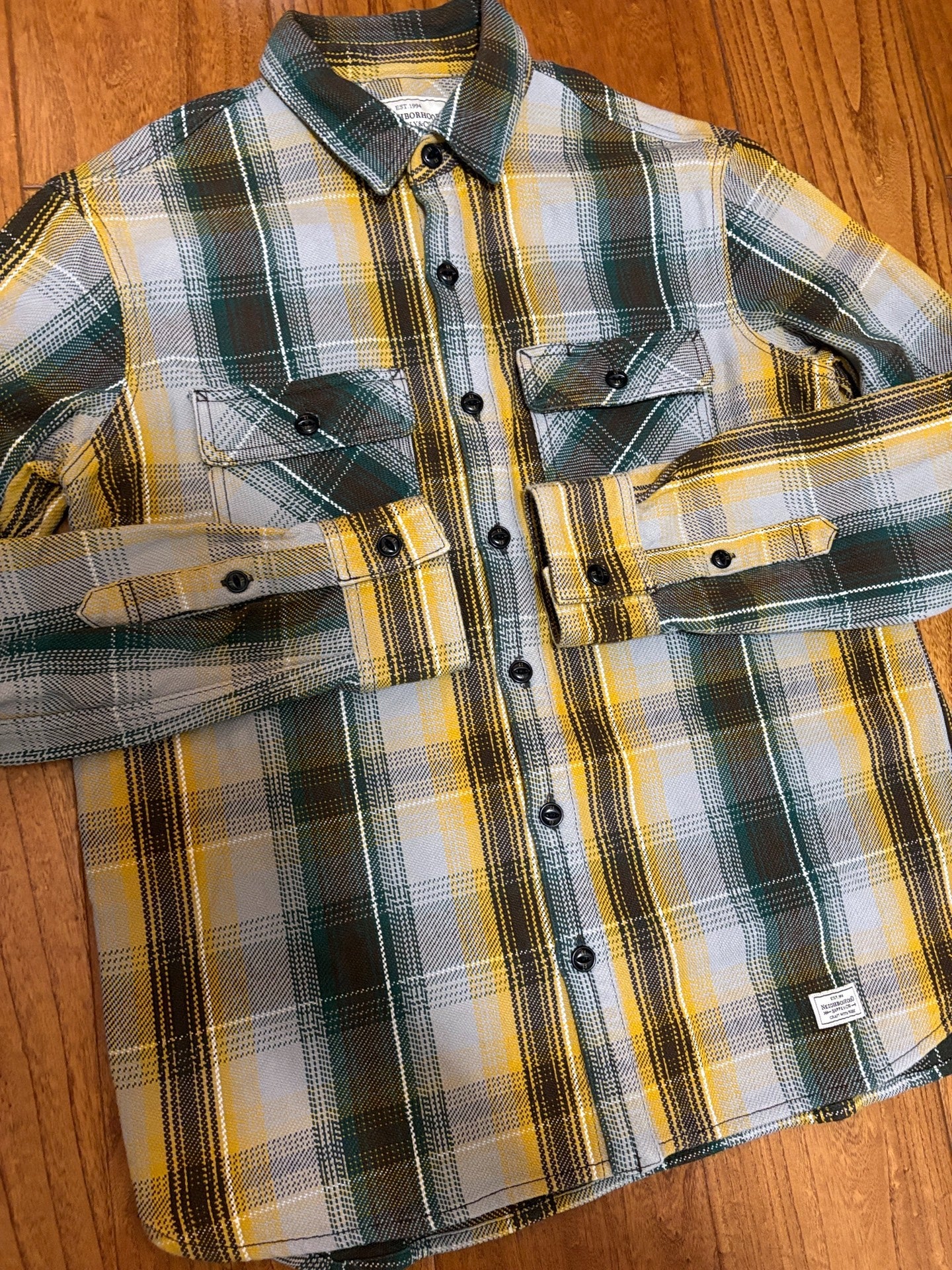 NEIGHBORHOOD CABELLA Checkered LS Shirt