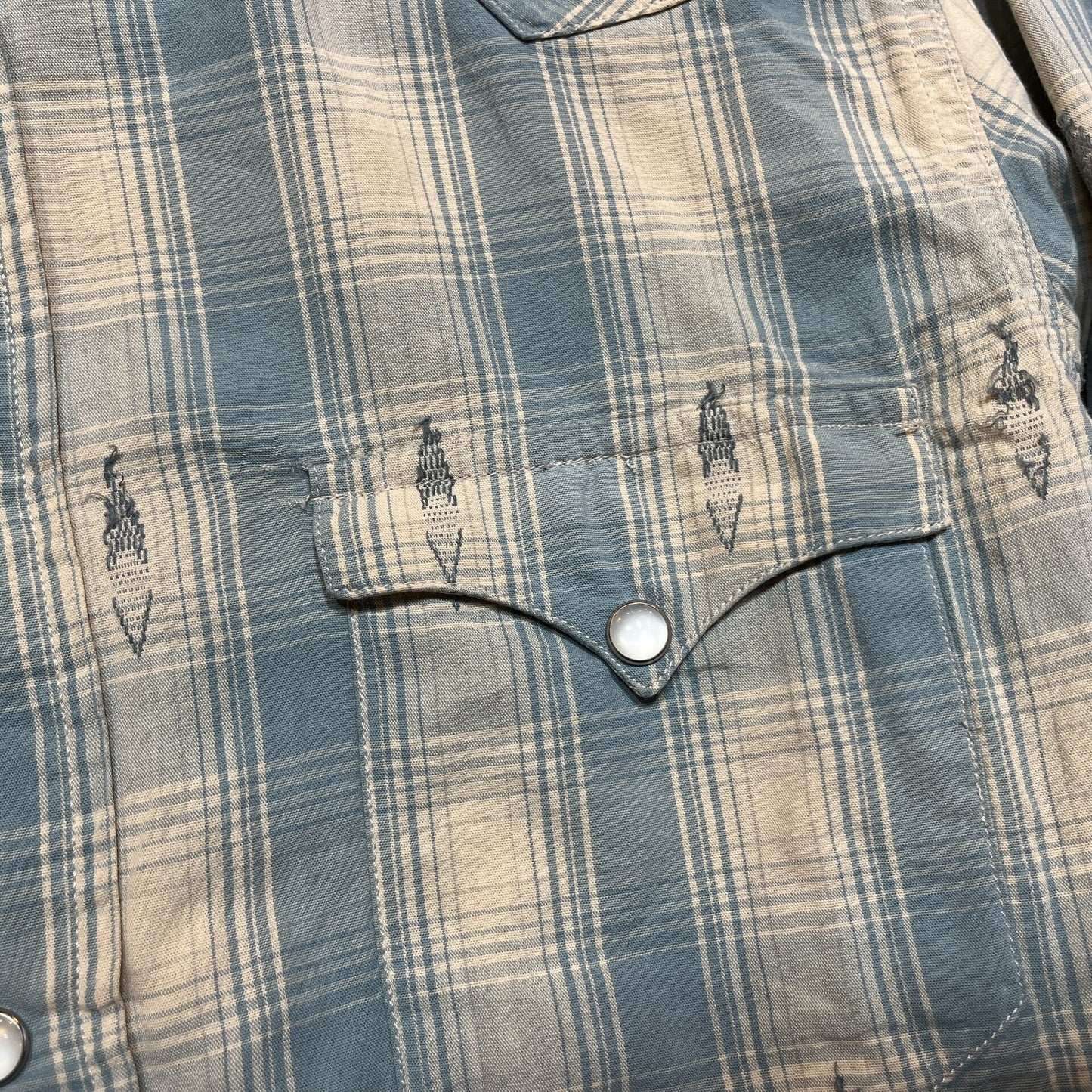 RRL Vintage Embroidered Western Shirt