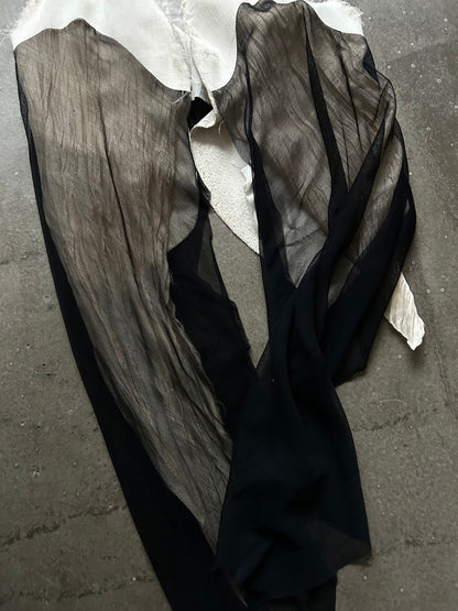 Double-Sided Lace and Leather Vest