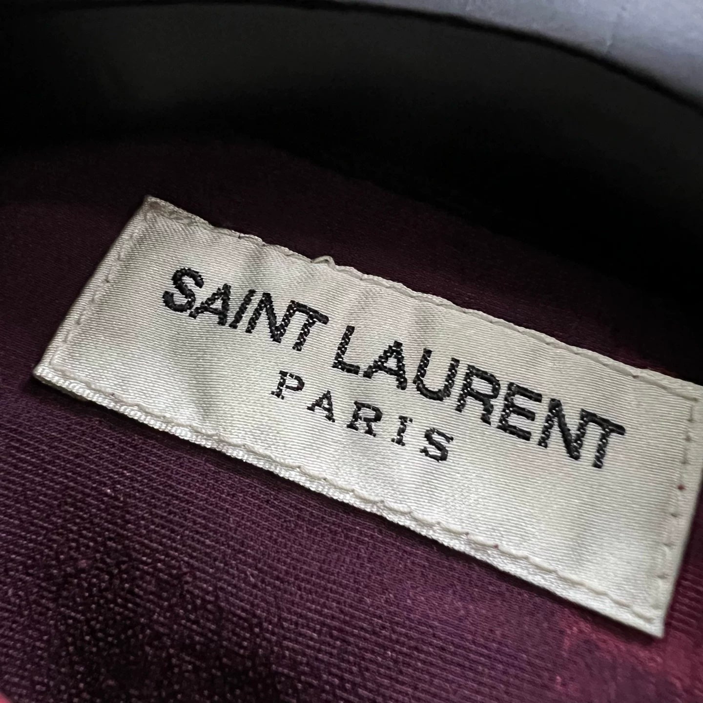 Saint Laurent Tie-Dye Velvet Shirt
