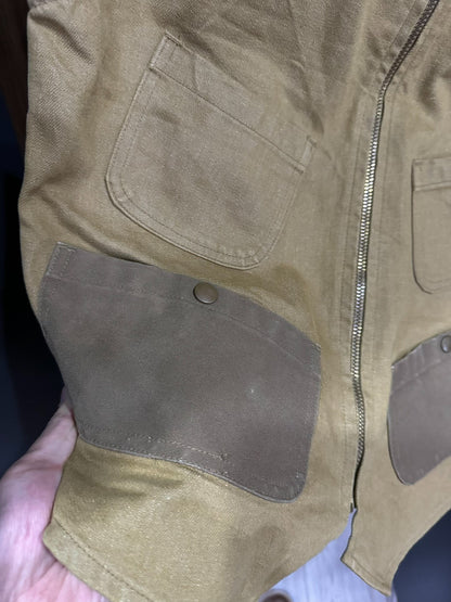 nigel cabourn canvas vest with pockets