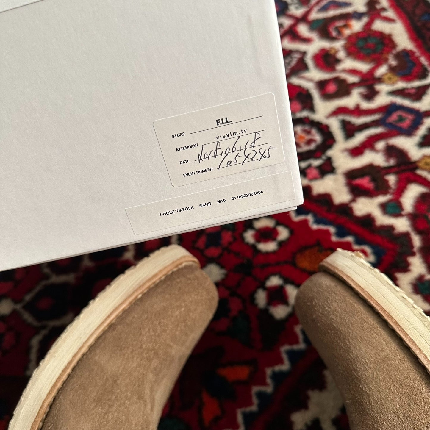 visvim 18AW 7-Hole Boots Size 10