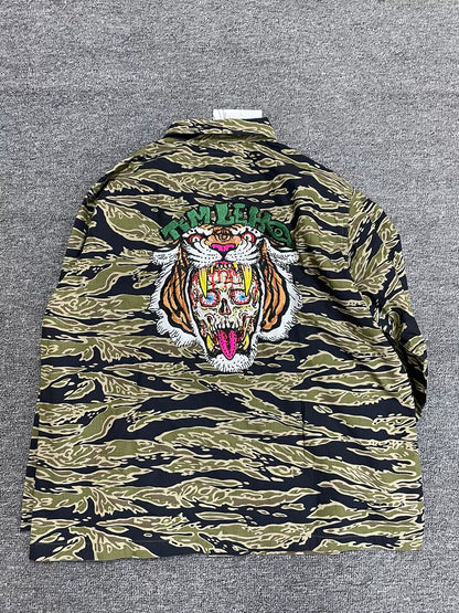 wacko maria camouflage tiger head jacket
