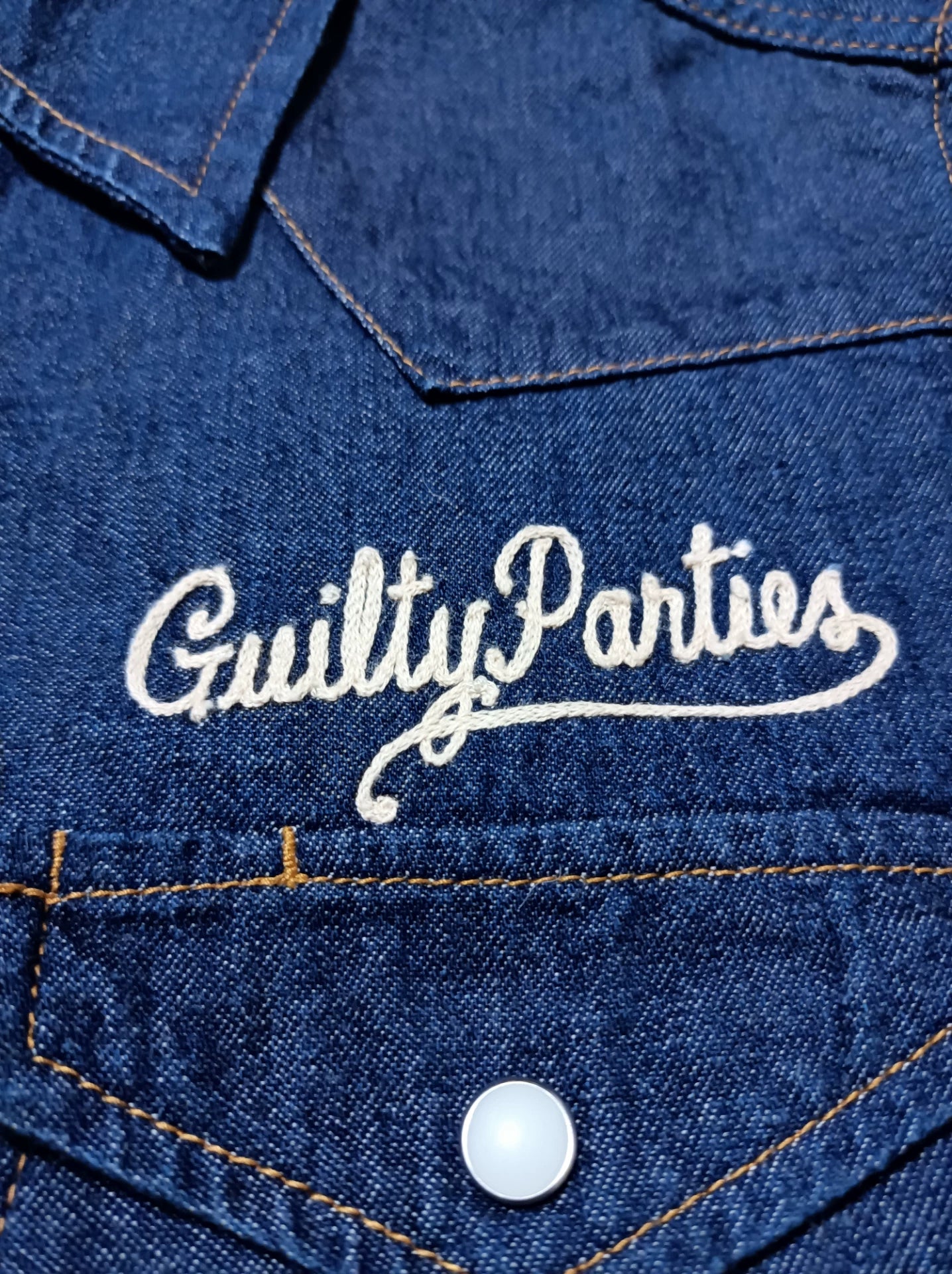 Wacko Maria Embroidered Virgin Denim Jacket