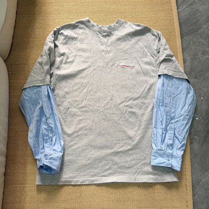 Balenciaga Gray Long Sleeve Shirt