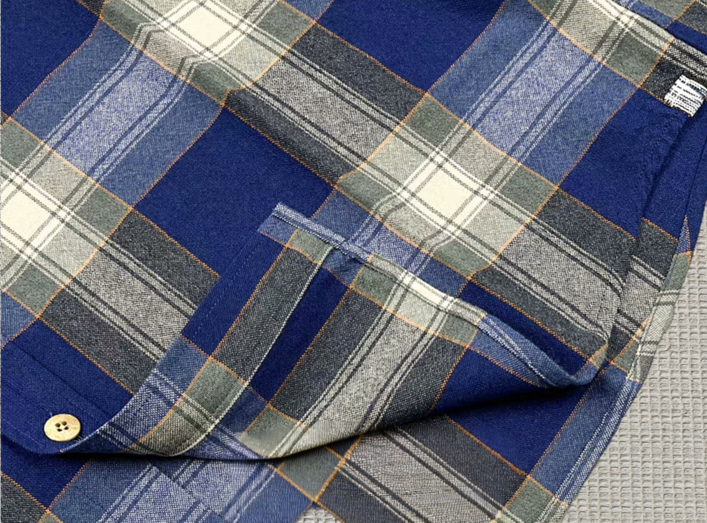 VISVIM Lumber Check Wool-Linen Plaid Shirt