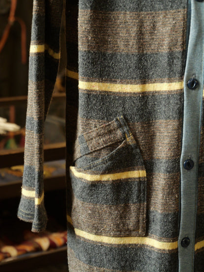 Kapital Three-Pocket Striped Cardigan