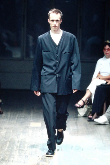 Yohji Yamamoto Water Drop Zip Blazer