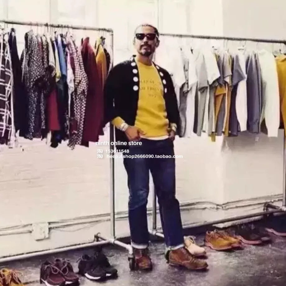 visvim vintage crew sweatshirt with printed design