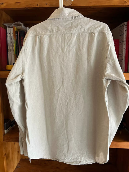 Freewheelers Work Shirt in Gray-White Color